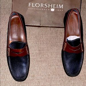 Black Florsheim loafers